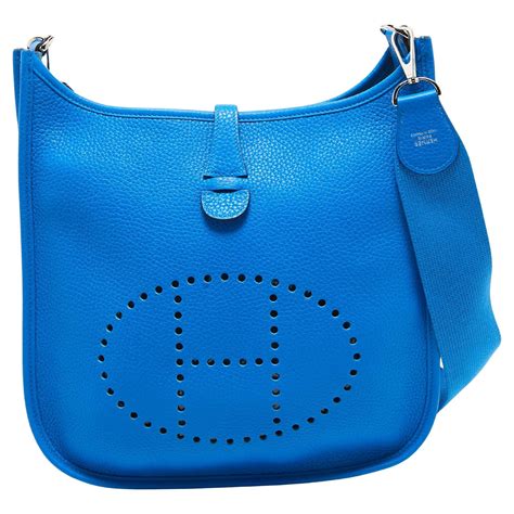 hermes bleu zanzibar evelyne|HERMES Taurillon Clemence Evelyne TPM Bleu Zanzibar.